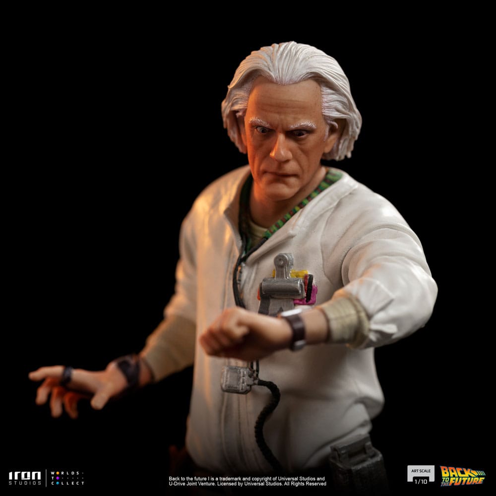 Zurück in die Zukunft Art Scale Statue 1/10 Doc Brown 22 cm - Versand: 5-7 Tage nach Bestellung