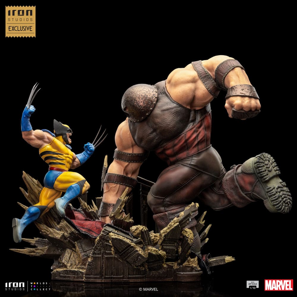 Marvel BDS Art Scale Statue 1/10 Wolverine vs Juggernaut heo EU Exclusive 30 cm - Versand: 5-7 Tage nach Bestellung