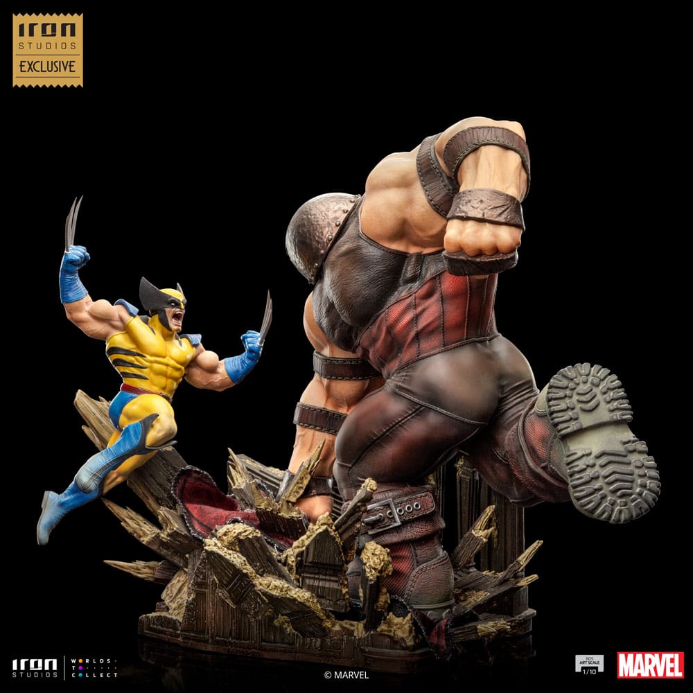 Marvel BDS Art Scale Statue 1/10 Wolverine vs Juggernaut heo EU Exclusive 30 cm - Versand: 5-7 Tage nach Bestellung