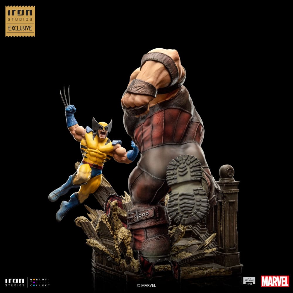 Marvel BDS Art Scale Statue 1/10 Wolverine vs Juggernaut heo EU Exclusive 30 cm - Versand: 5-7 Tage nach Bestellung