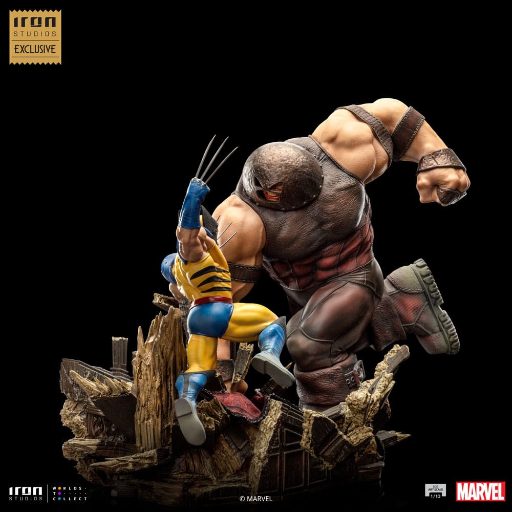 Marvel BDS Art Scale Statue 1/10 Wolverine vs Juggernaut heo EU Exclusive 30 cm - Versand: 5-7 Tage nach Bestellung