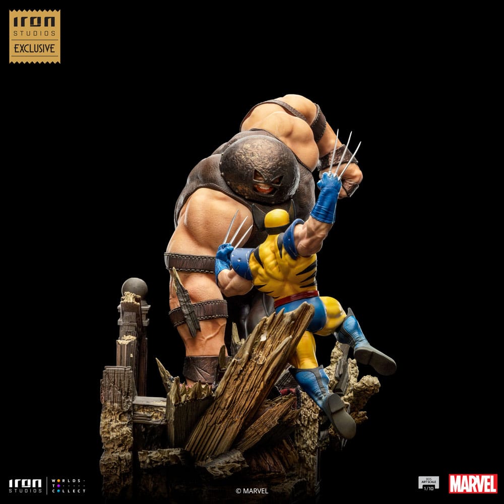 Marvel BDS Art Scale Statue 1/10 Wolverine vs Juggernaut heo EU Exclusive 30 cm - Versand: 5-7 Tage nach Bestellung