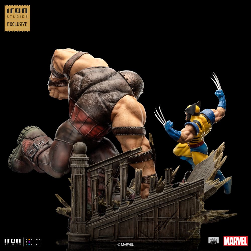 Marvel BDS Art Scale Statue 1/10 Wolverine vs Juggernaut heo EU Exclusive 30 cm - Versand: 5-7 Tage nach Bestellung