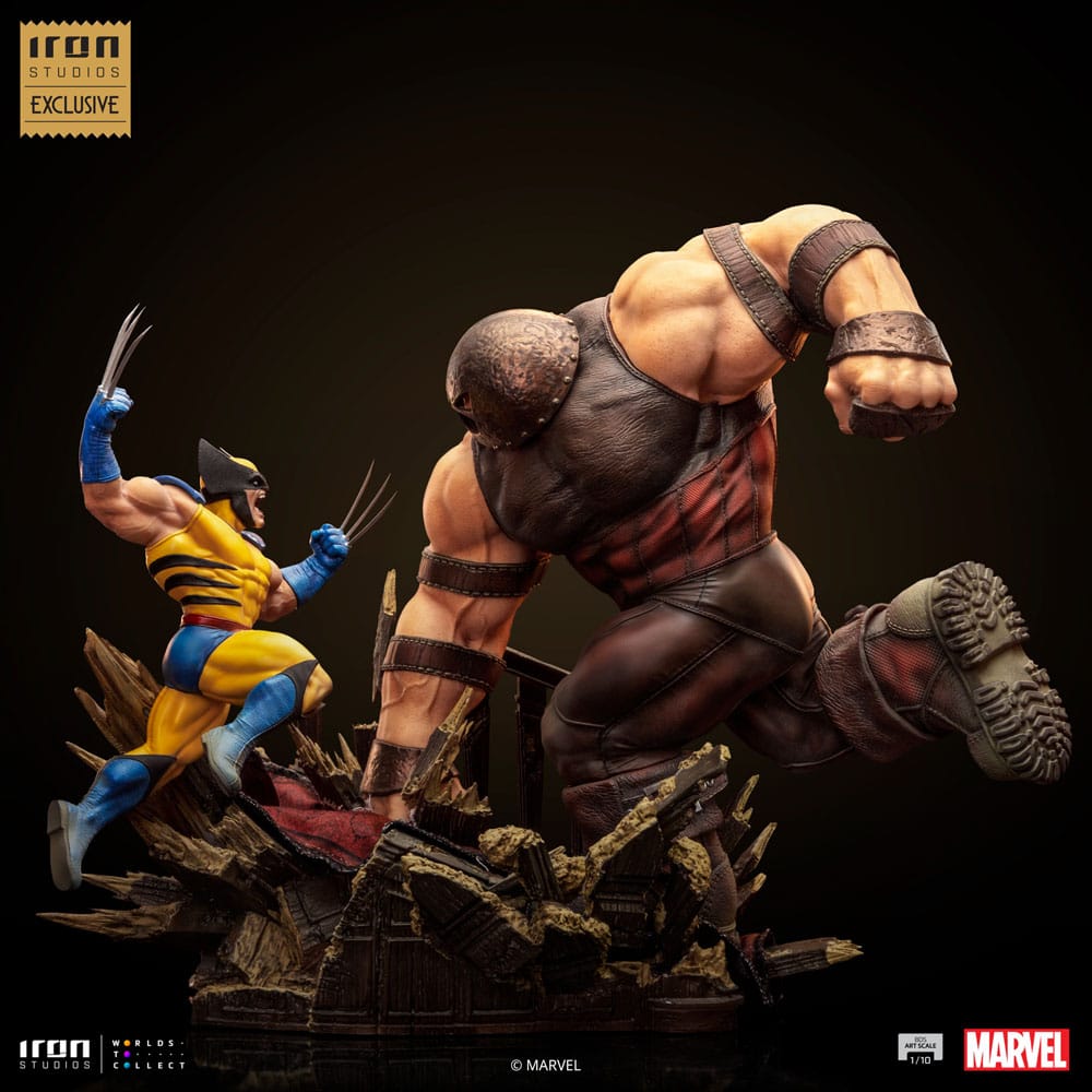 Marvel BDS Art Scale Statue 1/10 Wolverine vs Juggernaut heo EU Exclusive 30 cm - Versand: 5-7 Tage nach Bestellung