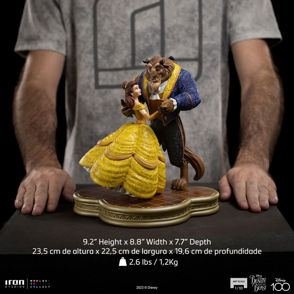 Disney Art Scale Statue 1/10 Beauty and the Beast 24 cm - Versand: 5-7 Tage nach Bestellung