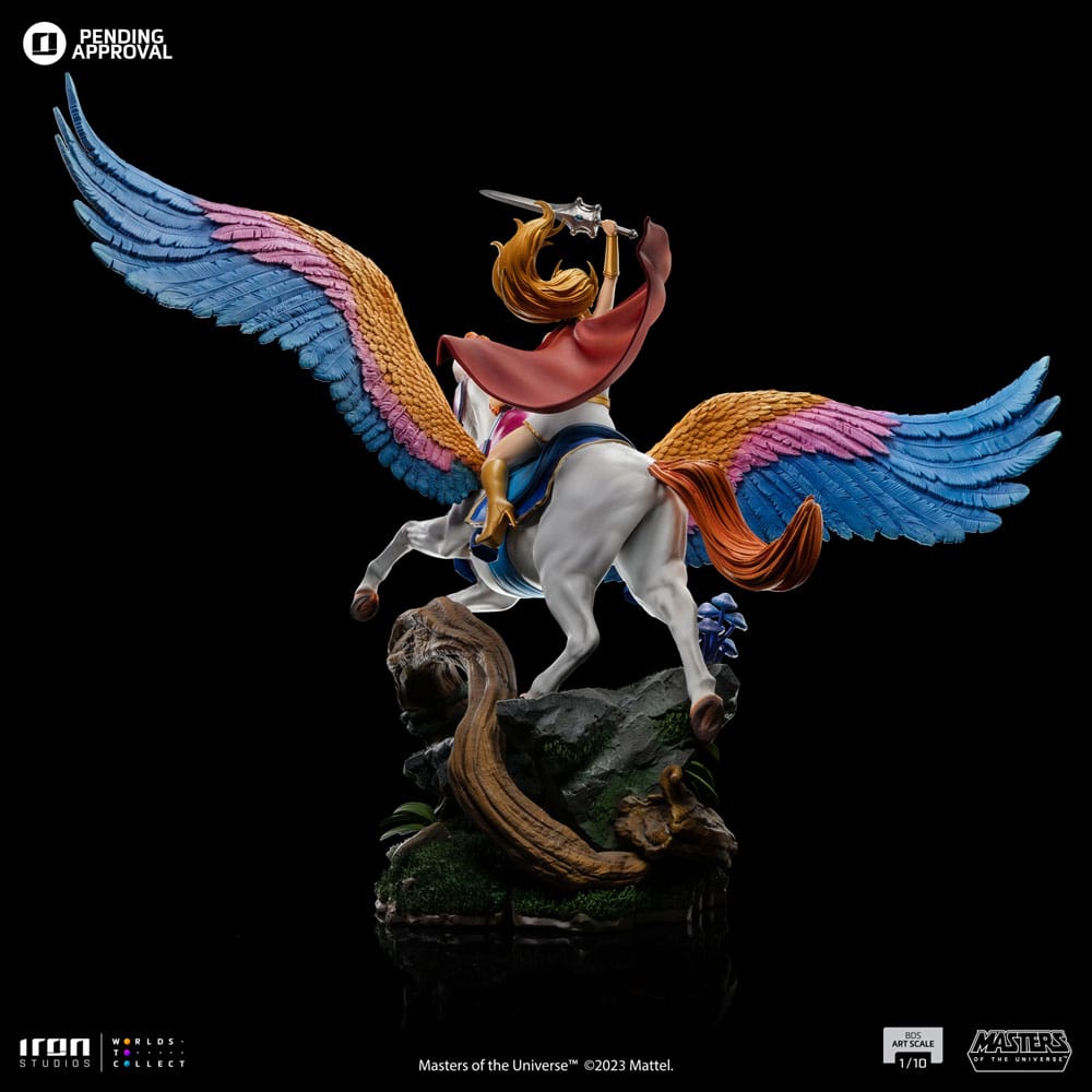 Masters of the Universe BDS Art Scale Statue 1/10 She-Ra and Swiftwind 42 cm - Versand: 5-7 Tage nach Bestellung