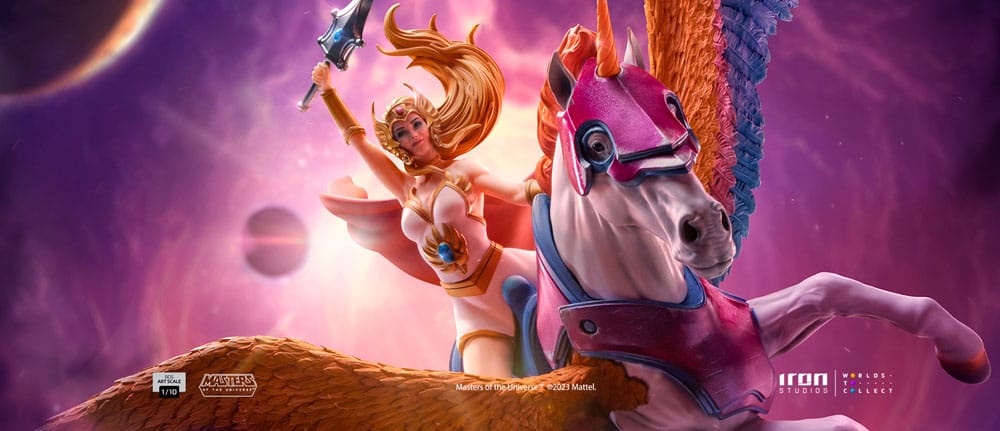 Masters of the Universe BDS Art Scale Statue 1/10 She-Ra and Swiftwind 42 cm - Versand: 5-7 Tage nach Bestellung