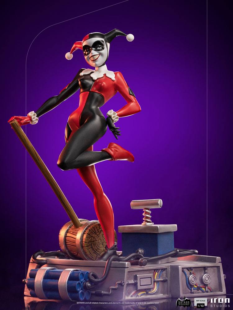 Batman The Animated Series Art Scale Statue 1/10 Harley Quinn 20 cm - Versand: 5-7 Tage nach Bestellung