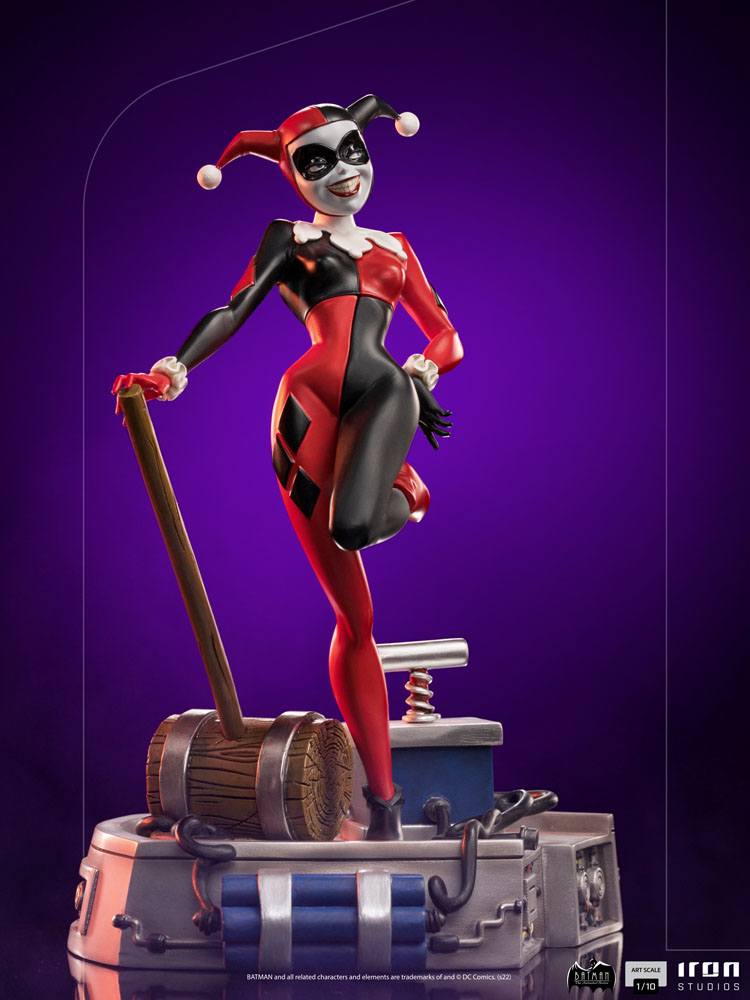 Batman The Animated Series Art Scale Statue 1/10 Harley Quinn 20 cm - Versand: 5-7 Tage nach Bestellung