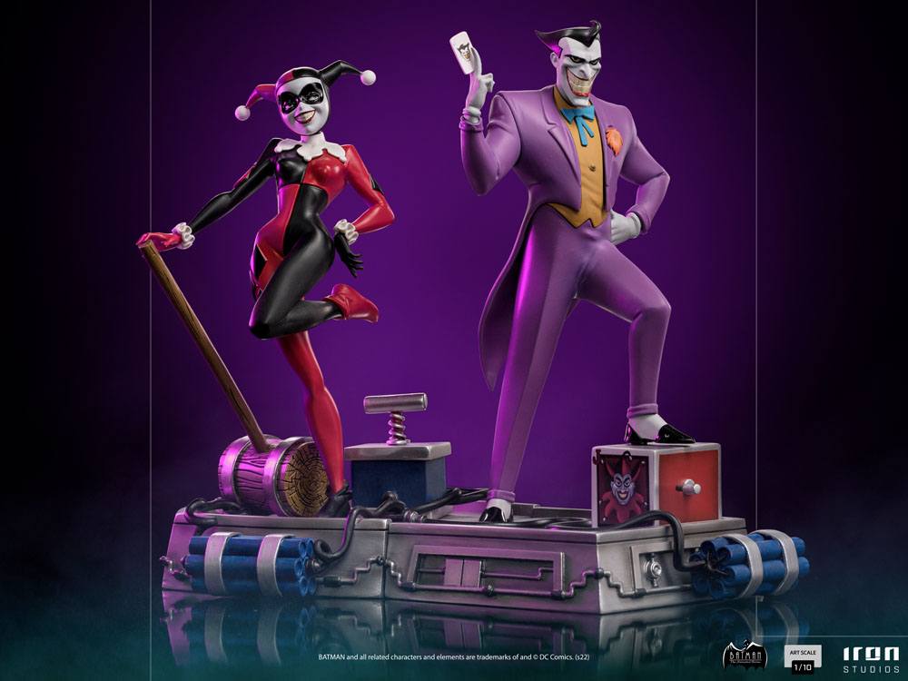 Batman The Animated Series Art Scale Statue 1/10 Harley Quinn 20 cm - Versand: 5-7 Tage nach Bestellung