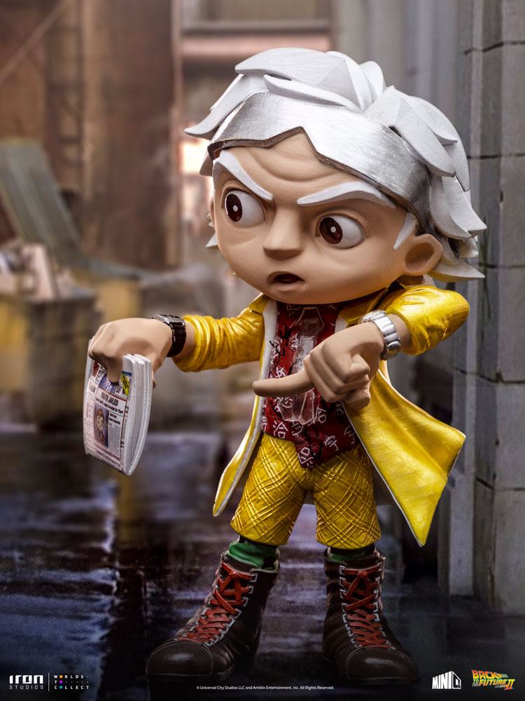 Zurück in die Zukunft II Mini Co. PVC Figur Doc Brown 15 cm - Versand: 5-7 Tage nach Bestellung