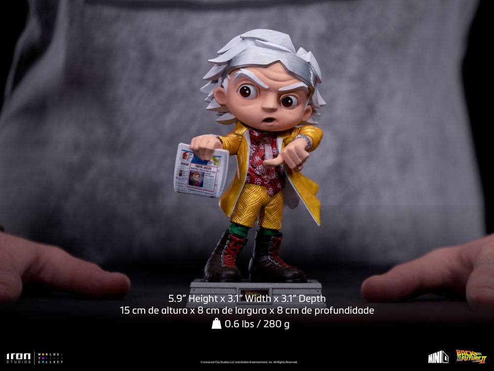 Zurück in die Zukunft II Mini Co. PVC Figur Doc Brown 15 cm - Versand: 5-7 Tage nach Bestellung