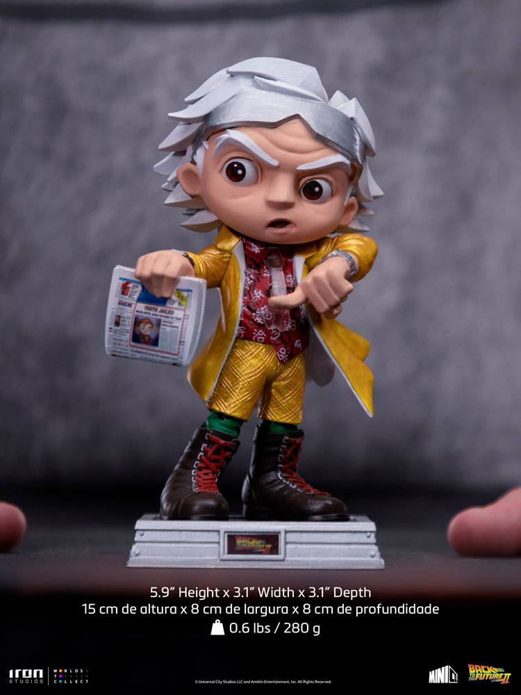 Zurück in die Zukunft II Mini Co. PVC Figur Doc Brown 15 cm - Versand: 5-7 Tage nach Bestellung