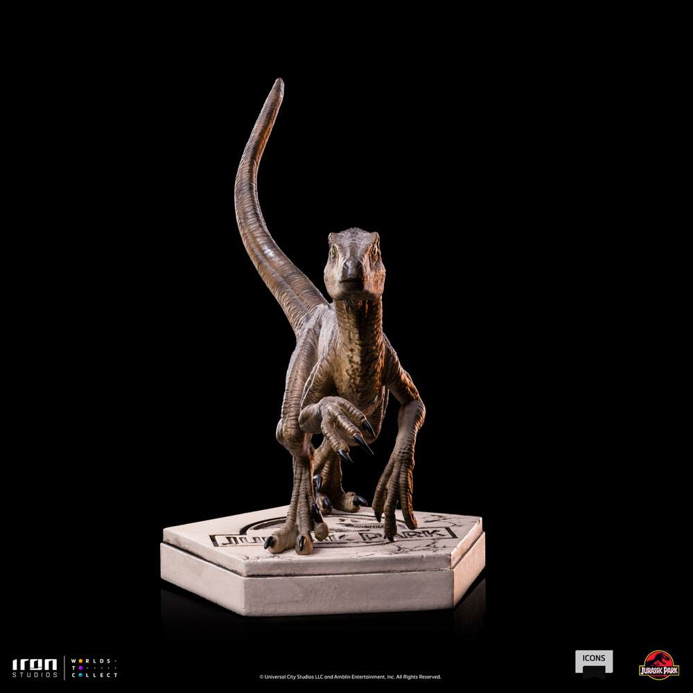 Jurassic World Icons Statue Velociraptor B 9 cm - Versand: 5-7 Tage nach Bestellung