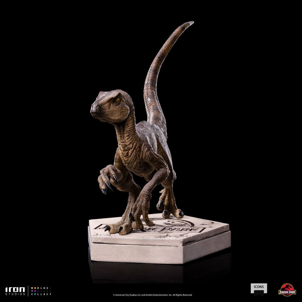 Jurassic World Icons Statue Velociraptor B 9 cm - Versand: 5-7 Tage nach Bestellung