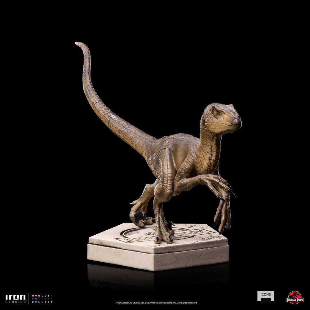 Jurassic World Icons Statue Velociraptor B 9 cm - Versand: 5-7 Tage nach Bestellung