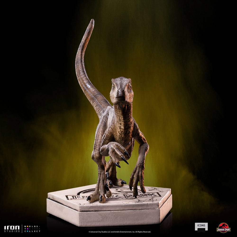 Jurassic World Icons Statue Velociraptor B 9 cm - Versand: 5-7 Tage nach Bestellung