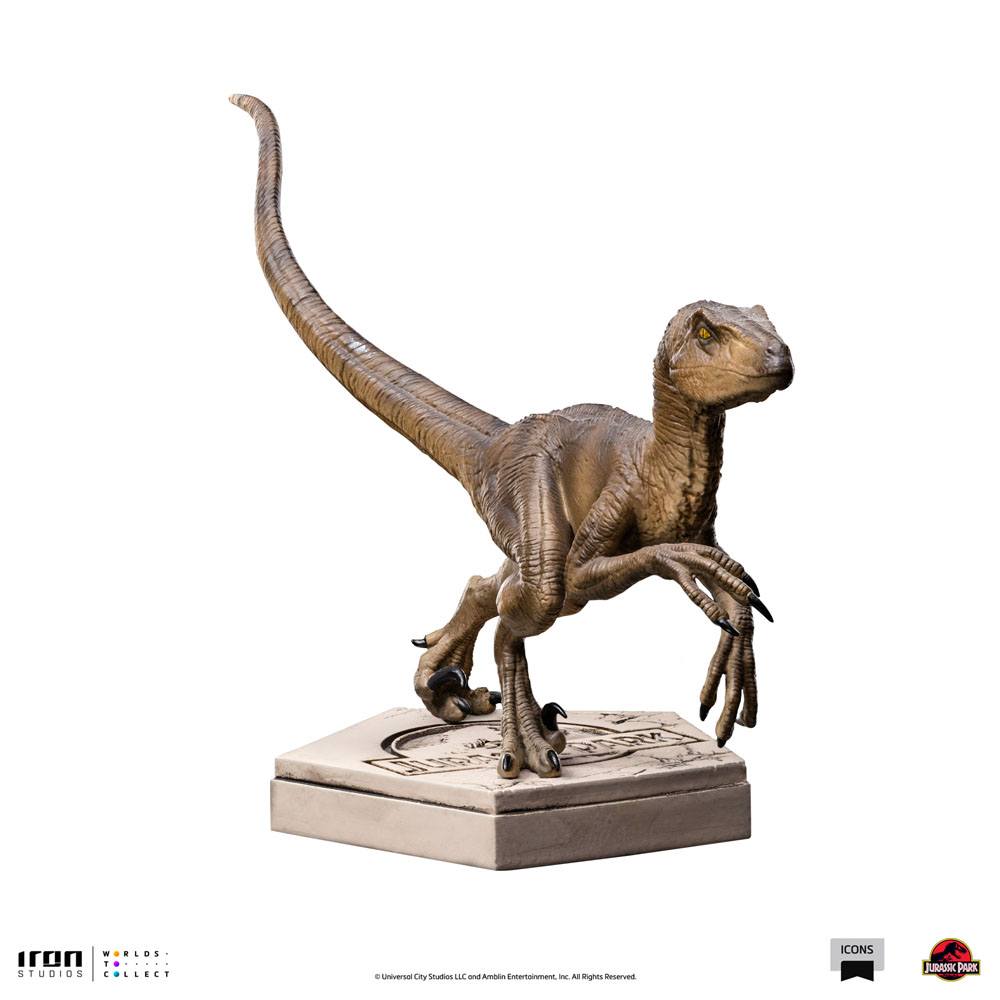 Jurassic World Icons Statue Velociraptor B 9 cm - Versand: 5-7 Tage nach Bestellung