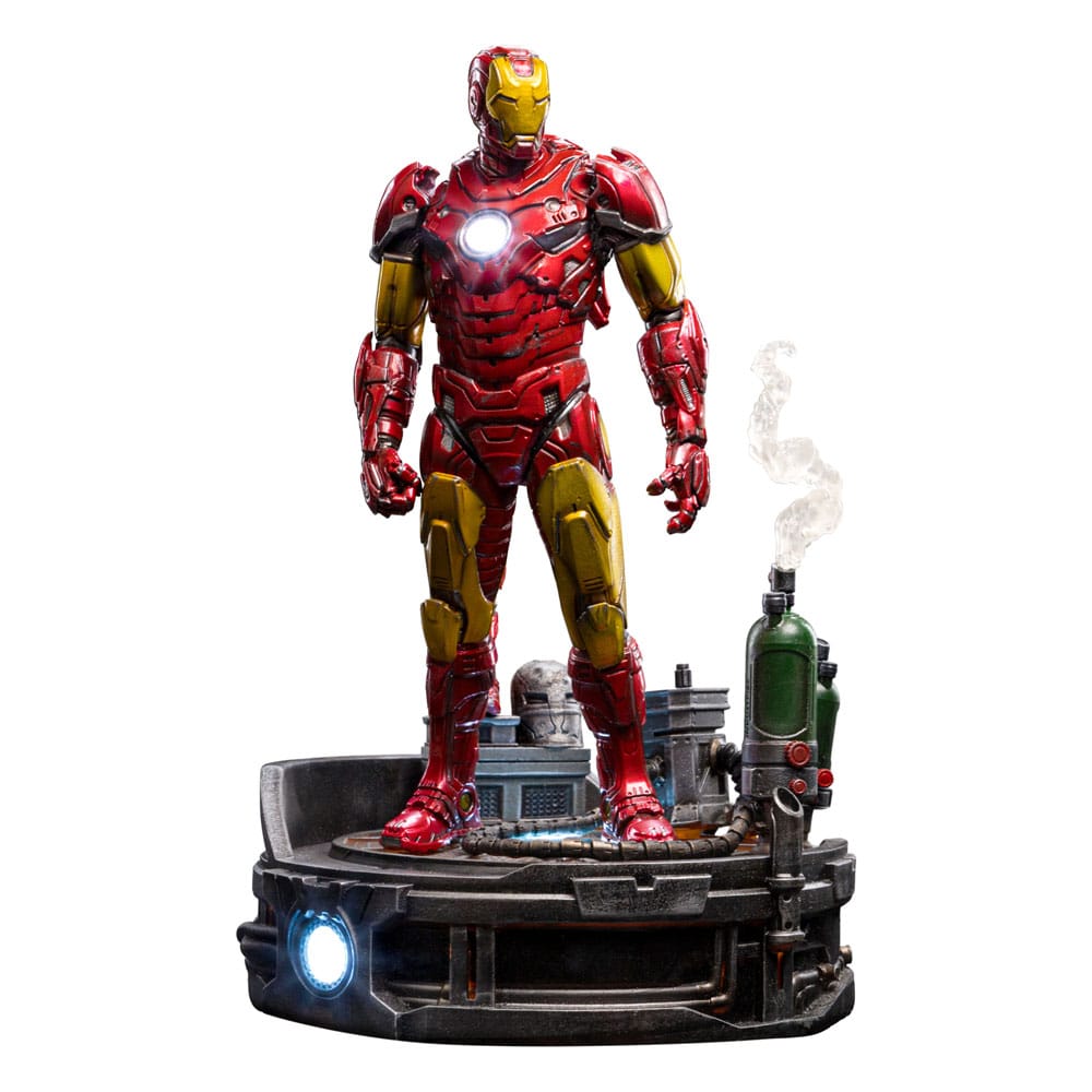 Marvel Deluxe Art Scale Statue 1/10 Iron Man Unleashed 23 cm - Versand: 5-7 Tage nach Bestellung
