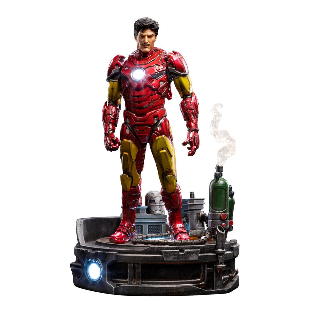 Marvel Deluxe Art Scale Statue 1/10 Iron Man Unleashed 23 cm - Versand: 5-7 Tage nach Bestellung