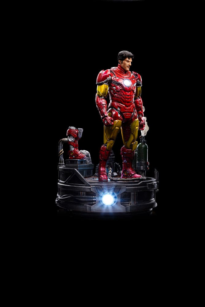 Marvel Deluxe Art Scale Statue 1/10 Iron Man Unleashed 23 cm - Versand: 5-7 Tage nach Bestellung