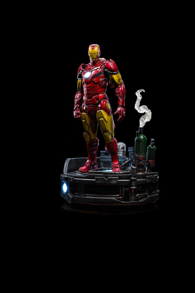 Marvel Deluxe Art Scale Statue 1/10 Iron Man Unleashed 23 cm - Versand: 5-7 Tage nach Bestellung
