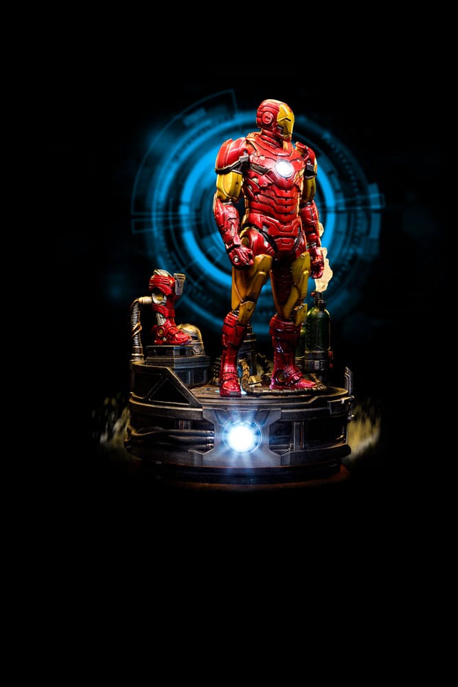 Marvel Deluxe Art Scale Statue 1/10 Iron Man Unleashed 23 cm - Versand: 5-7 Tage nach Bestellung