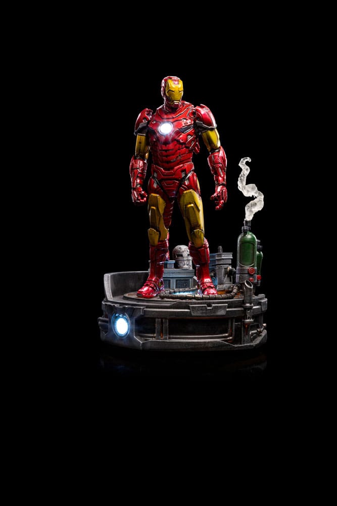 Marvel Deluxe Art Scale Statue 1/10 Iron Man Unleashed 23 cm - Versand: 5-7 Tage nach Bestellung
