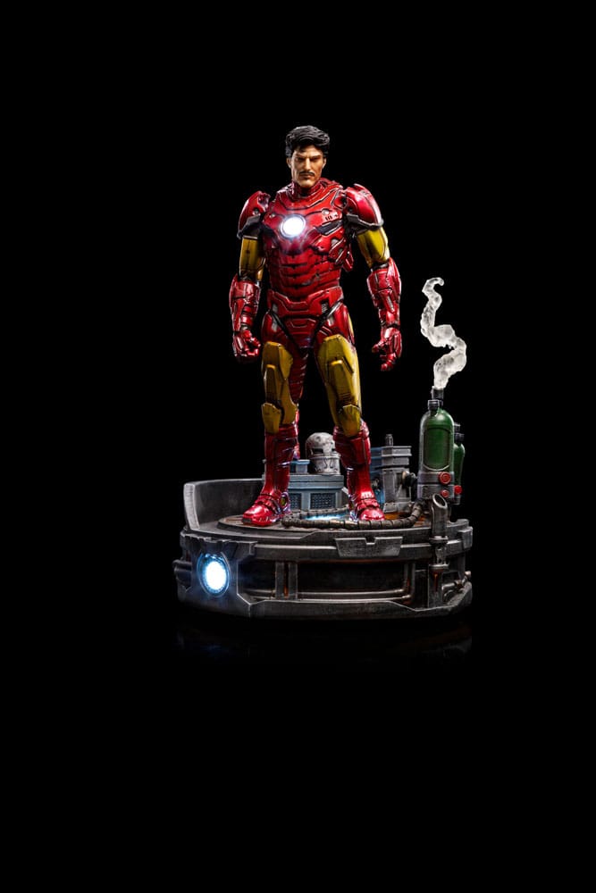 Marvel Deluxe Art Scale Statue 1/10 Iron Man Unleashed 23 cm - Versand: 5-7 Tage nach Bestellung