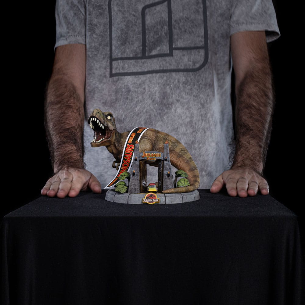 Jurassic Park Mini Co. PVC Figur T-Rex Illusion Deluxe 15 cm - Preorder - ETA: 17.10.2025