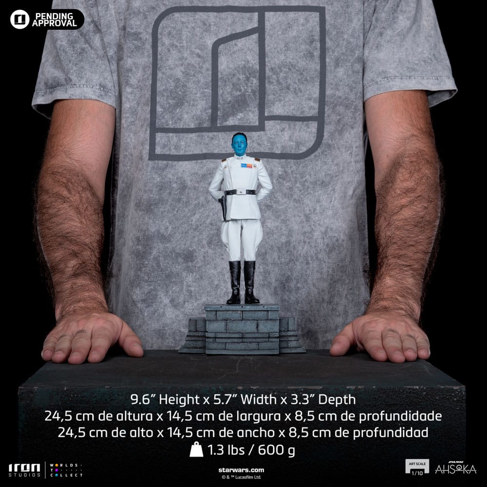 Star Wars Ahsoka Art Scale Statue 1/10 Grand Admiral Thrawn 25 cm - Preorder - ETA: 14.01.2026