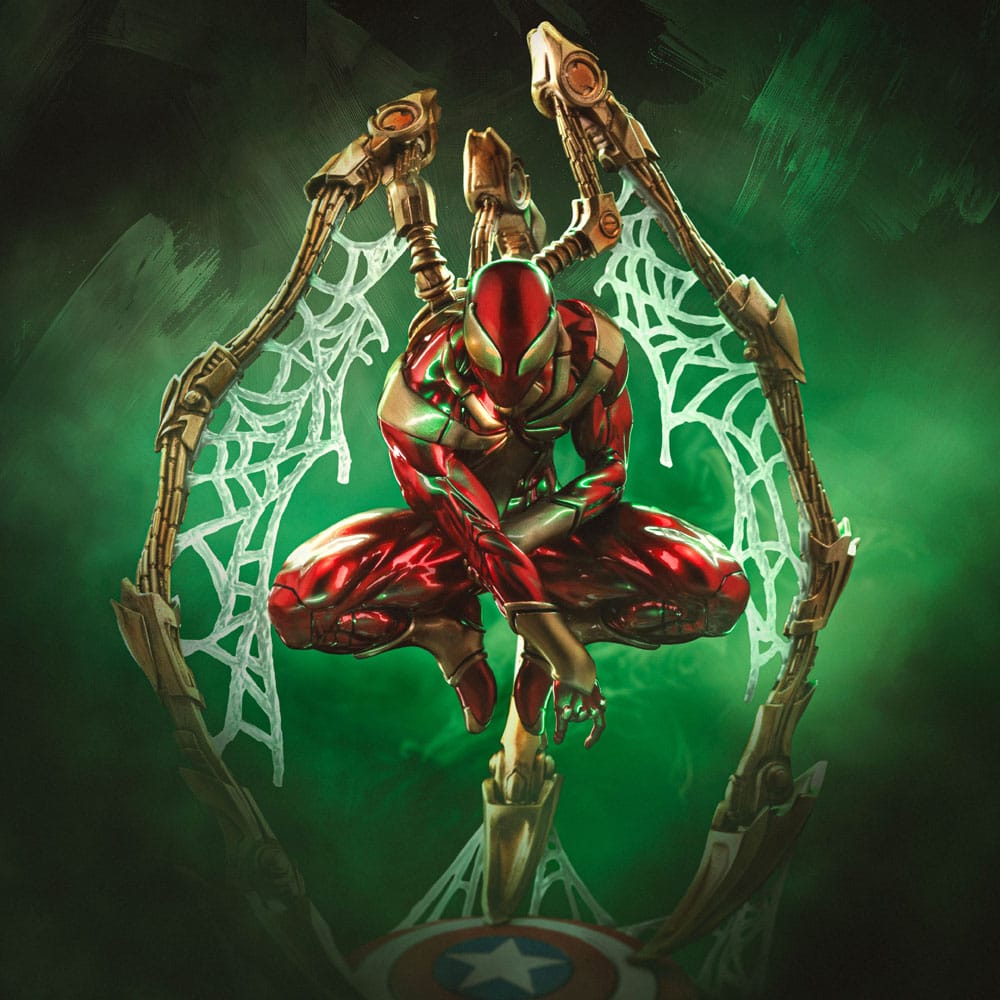 Marvel Art Scale Deluxe Statue 1/10 Spider-man Iron Armor Comics (CCXP Exclusive 2024) 24 cm - Versand: 5-7 Tage nach Bestellung