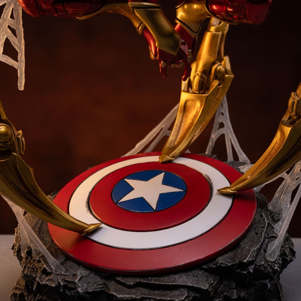 Marvel Art Scale Deluxe Statue 1/10 Spider-man Iron Armor Comics (CCXP Exclusive 2024) 24 cm - Versand: 5-7 Tage nach Bestellung