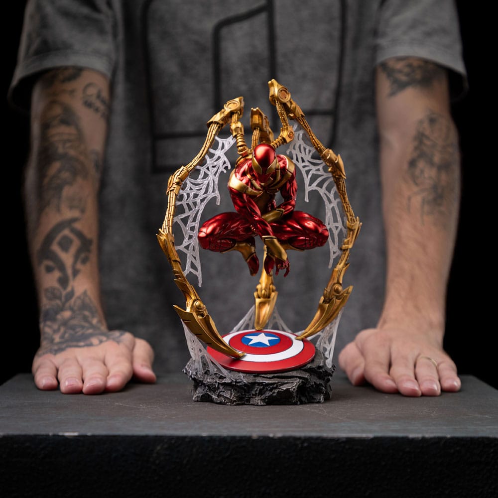 Marvel Art Scale Deluxe Statue 1/10 Spider-man Iron Armor Comics (CCXP Exclusive 2024) 24 cm - Versand: 5-7 Tage nach Bestellung
