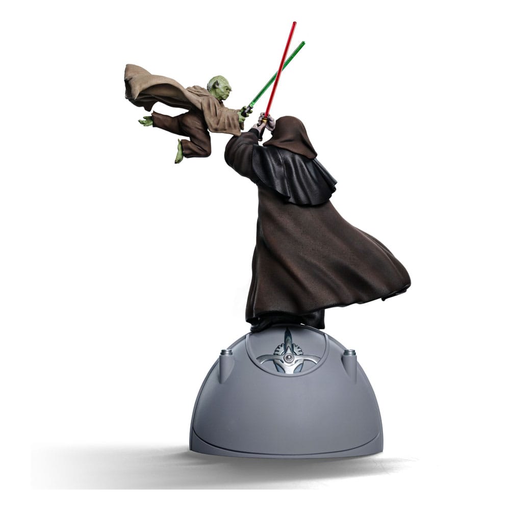 Star Wars Deluxe Art Scale Statue 1/10 Yoda vs Emperor Palpatine (CCXP Exclusive 2024) 31 cm - Versand: 5-7 Tage nach Bestellung
