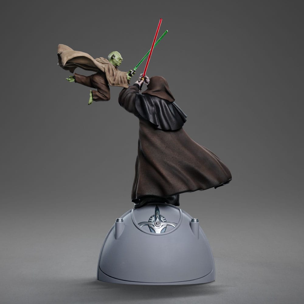 Star Wars Deluxe Art Scale Statue 1/10 Yoda vs Emperor Palpatine (CCXP Exclusive 2024) 31 cm - Versand: 5-7 Tage nach Bestellung