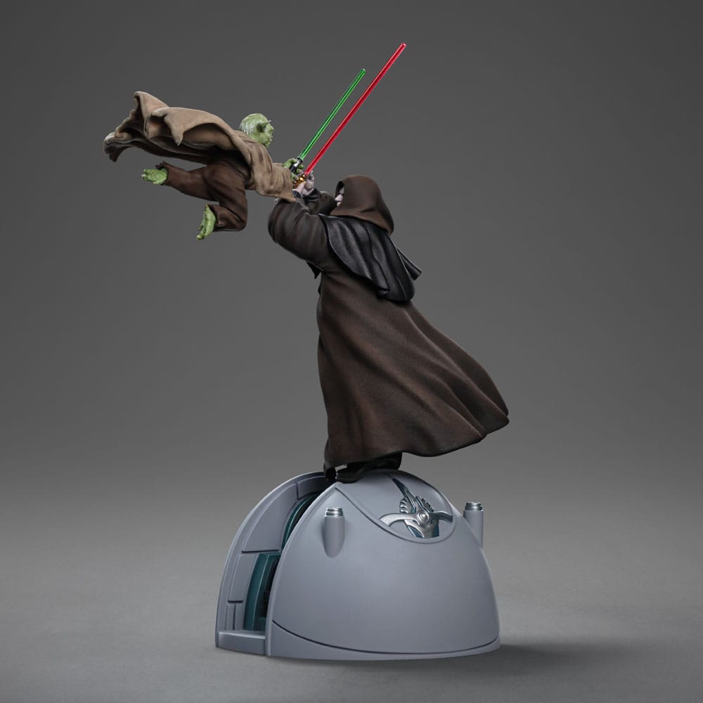 Star Wars Deluxe Art Scale Statue 1/10 Yoda vs Emperor Palpatine (CCXP Exclusive 2024) 31 cm - Versand: 5-7 Tage nach Bestellung