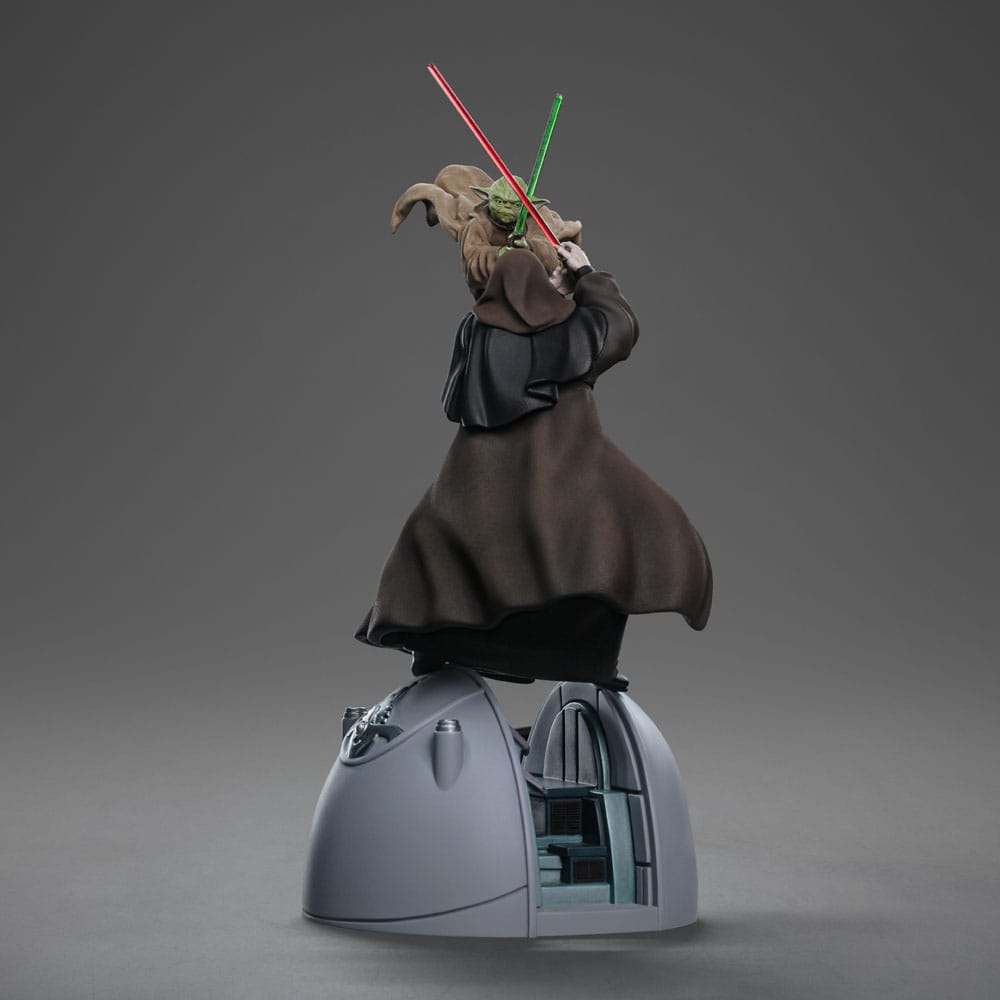 Star Wars Deluxe Art Scale Statue 1/10 Yoda vs Emperor Palpatine (CCXP Exclusive 2024) 31 cm - Versand: 5-7 Tage nach Bestellung