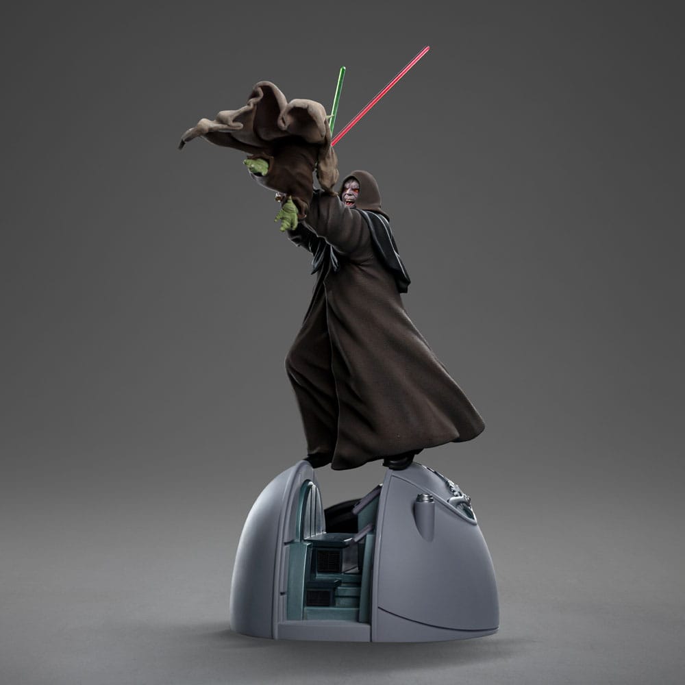 Star Wars Deluxe Art Scale Statue 1/10 Yoda vs Emperor Palpatine (CCXP Exclusive 2024) 31 cm - Versand: 5-7 Tage nach Bestellung