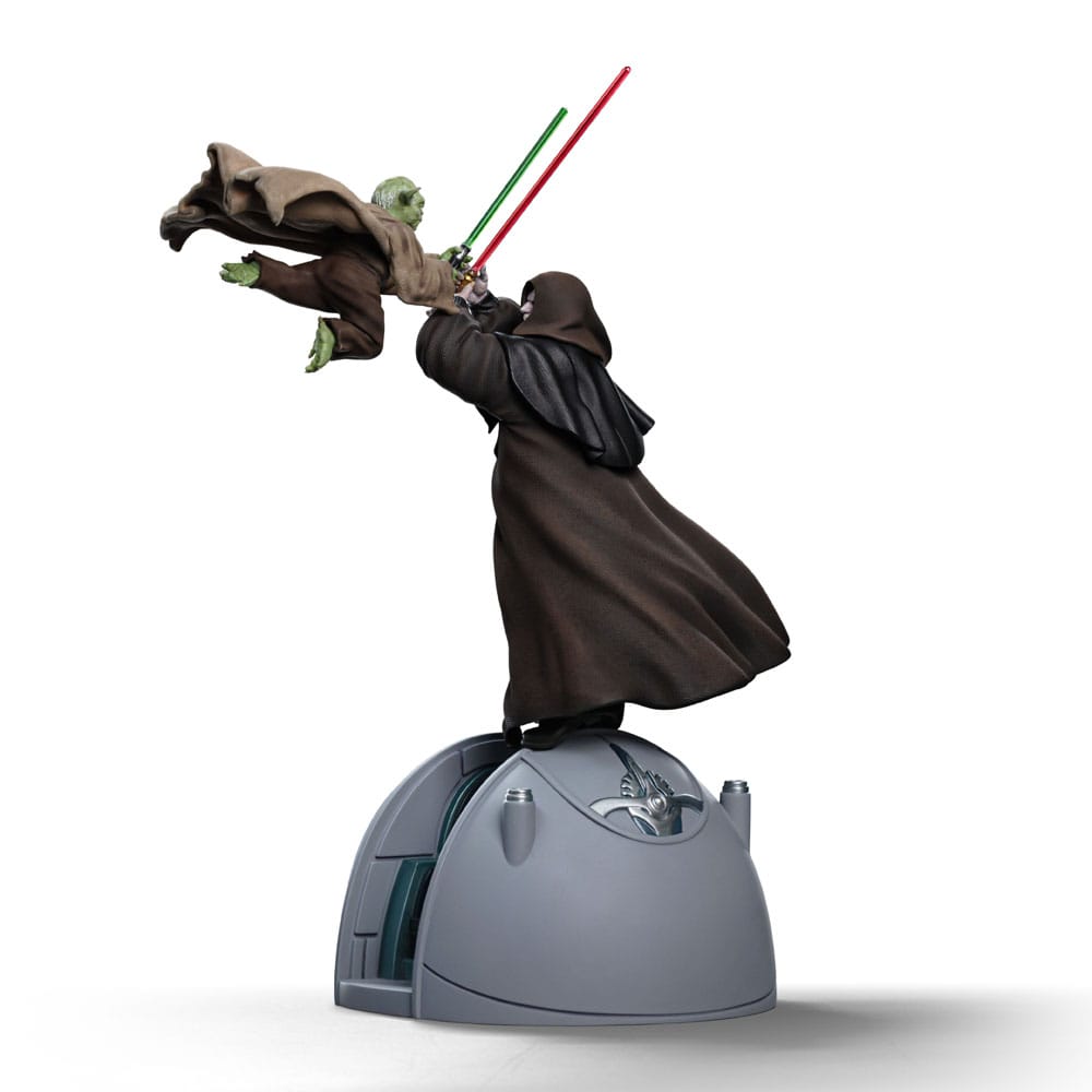 Star Wars Deluxe Art Scale Statue 1/10 Yoda vs Emperor Palpatine (CCXP Exclusive 2024) 31 cm - Versand: 5-7 Tage nach Bestellung