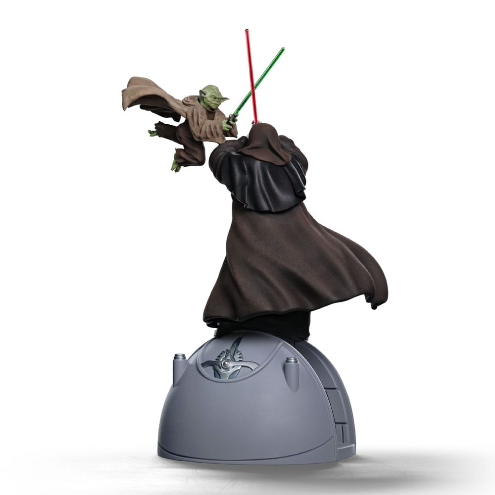 Star Wars Deluxe Art Scale Statue 1/10 Yoda vs Emperor Palpatine (CCXP Exclusive 2024) 31 cm - Versand: 5-7 Tage nach Bestellung
