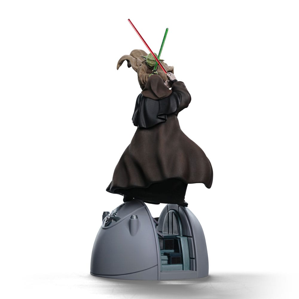 Star Wars Deluxe Art Scale Statue 1/10 Yoda vs Emperor Palpatine (CCXP Exclusive 2024) 31 cm - Versand: 5-7 Tage nach Bestellung