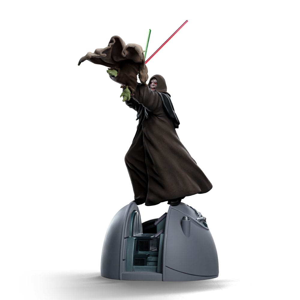 Star Wars Deluxe Art Scale Statue 1/10 Yoda vs Emperor Palpatine (CCXP Exclusive 2024) 31 cm - Versand: 5-7 Tage nach Bestellung