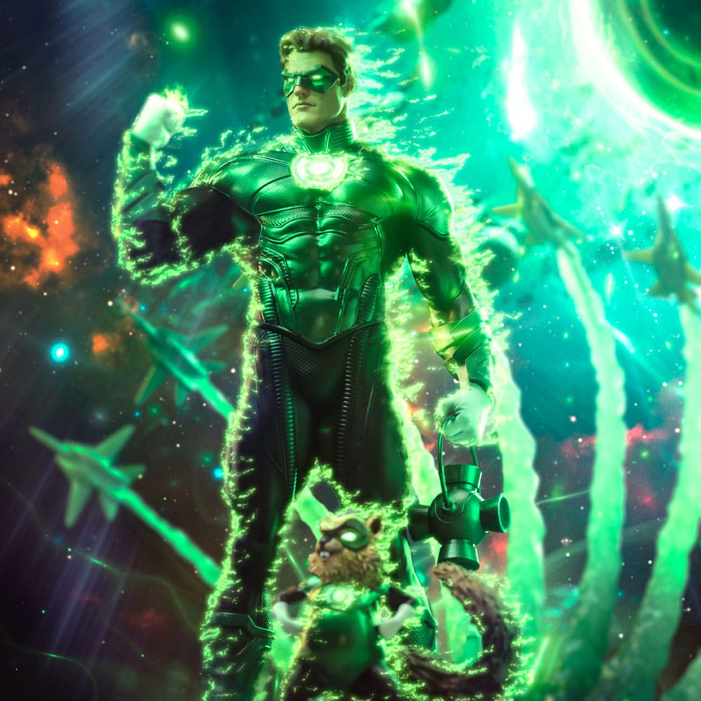 DC Comics Art Scale Deluxe Statue 1/10 Green Lantern Unleashed 24 cm - Versand: 5-7 Tage nach Bestellung