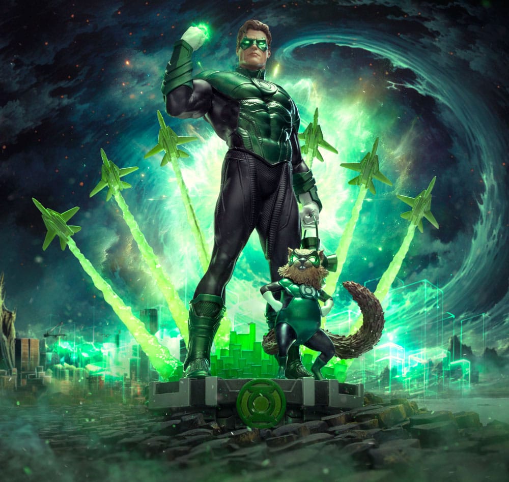 DC Comics Art Scale Deluxe Statue 1/10 Green Lantern Unleashed 24 cm - Versand: 5-7 Tage nach Bestellung