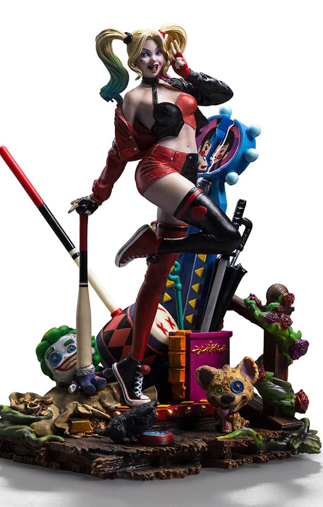 DC Comics Deluxe Art Scale Statue 1/10 Harley Quinn (Gotham City Sirens) 22 cm - Versand: 5-7 Tage nach Bestellung
