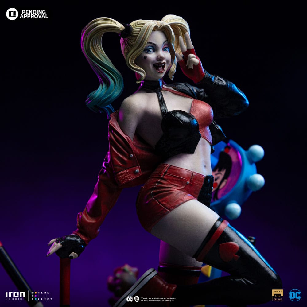 DC Comics Deluxe Art Scale Statue 1/10 Harley Quinn (Gotham City Sirens) 22 cm - Versand: 5-7 Tage nach Bestellung