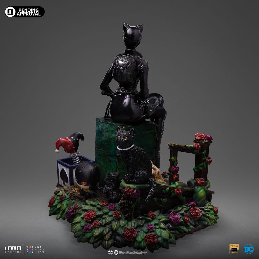 DC Comics Deluxe Art Scale Statue 1/10 Catwoman (Gotham City Sirens) 21 cm - Versand: 5-7 Tage nach Bestellung