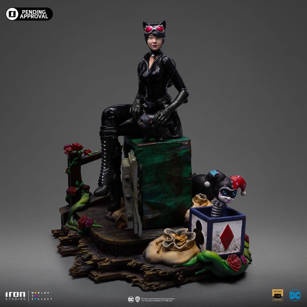 DC Comics Deluxe Art Scale Statue 1/10 Catwoman (Gotham City Sirens) 21 cm - Versand: 5-7 Tage nach Bestellung