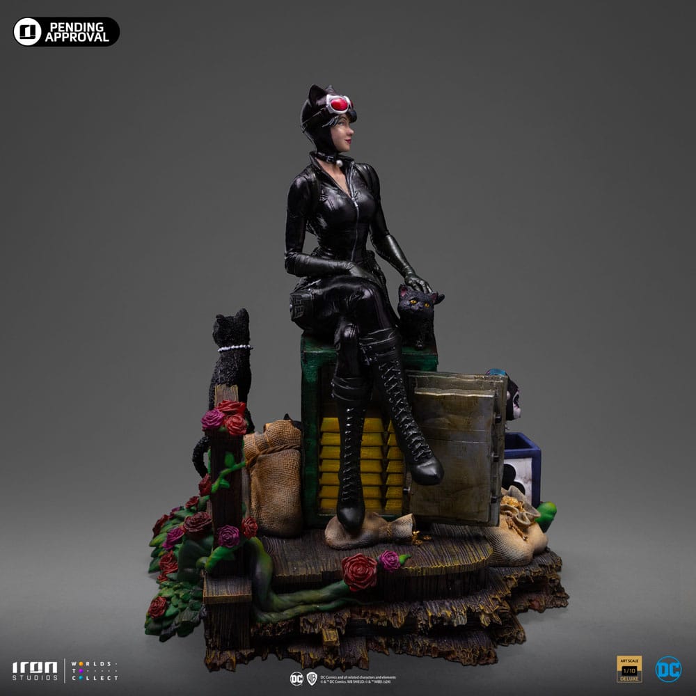 DC Comics Deluxe Art Scale Statue 1/10 Catwoman (Gotham City Sirens) 21 cm - Versand: 5-7 Tage nach Bestellung